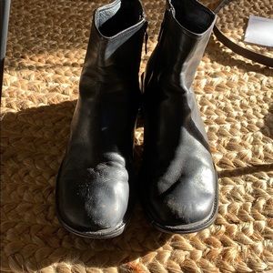 Timberland leather upper chunky ankle boots